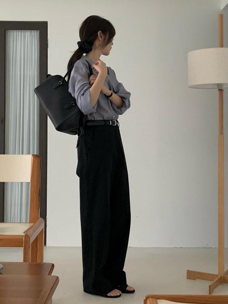 베르가못 노튼 팬츠 노턱 코튼 일자 베이직 바지 (2 color) 상세 이미지 24