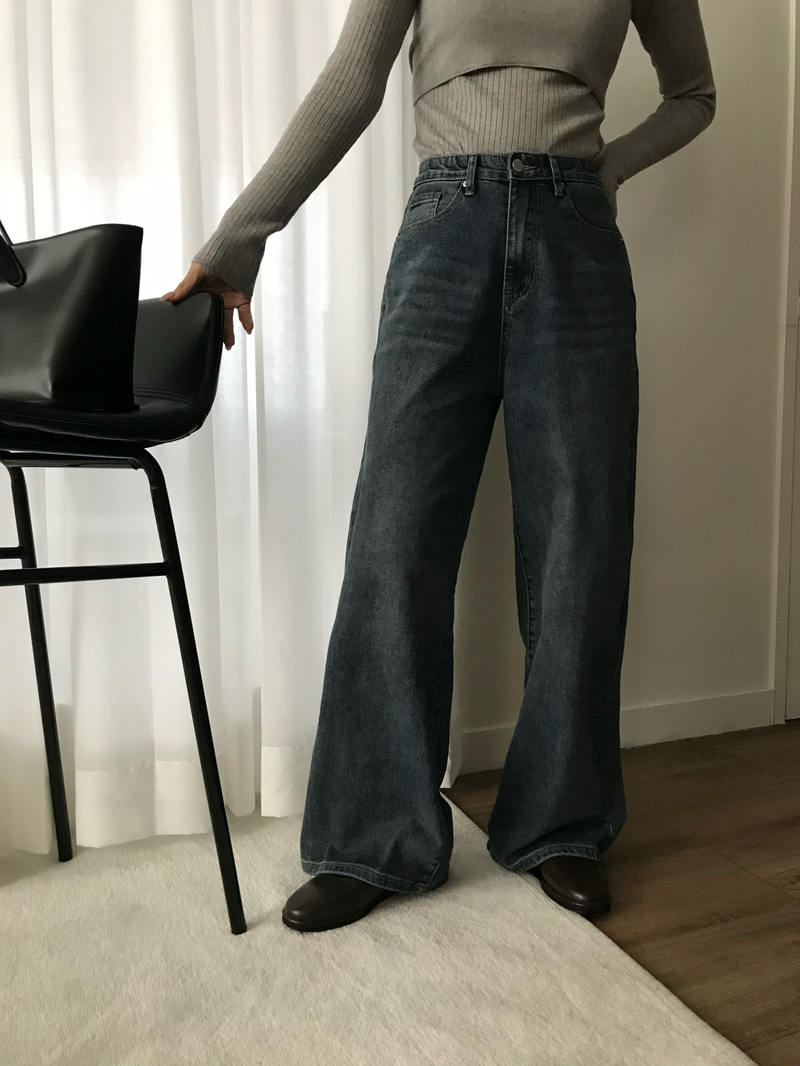 [무료배송] [숏,기본,롱] [S-XL] 매버릭 속밴딩 데님 팬츠 - 흑청(기본)S / 흑청(롱)M / 흑청(숏)XL /  진청(롱)L 당일발송 상세 이미지 65