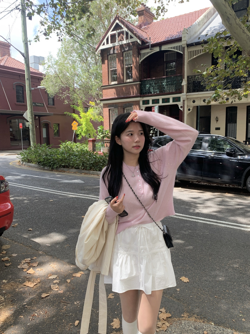[🎀MADE/🤍당일발송] 아워 레이스 밴딩 코튼 스커트, 속바지 안감 상세 이미지 7