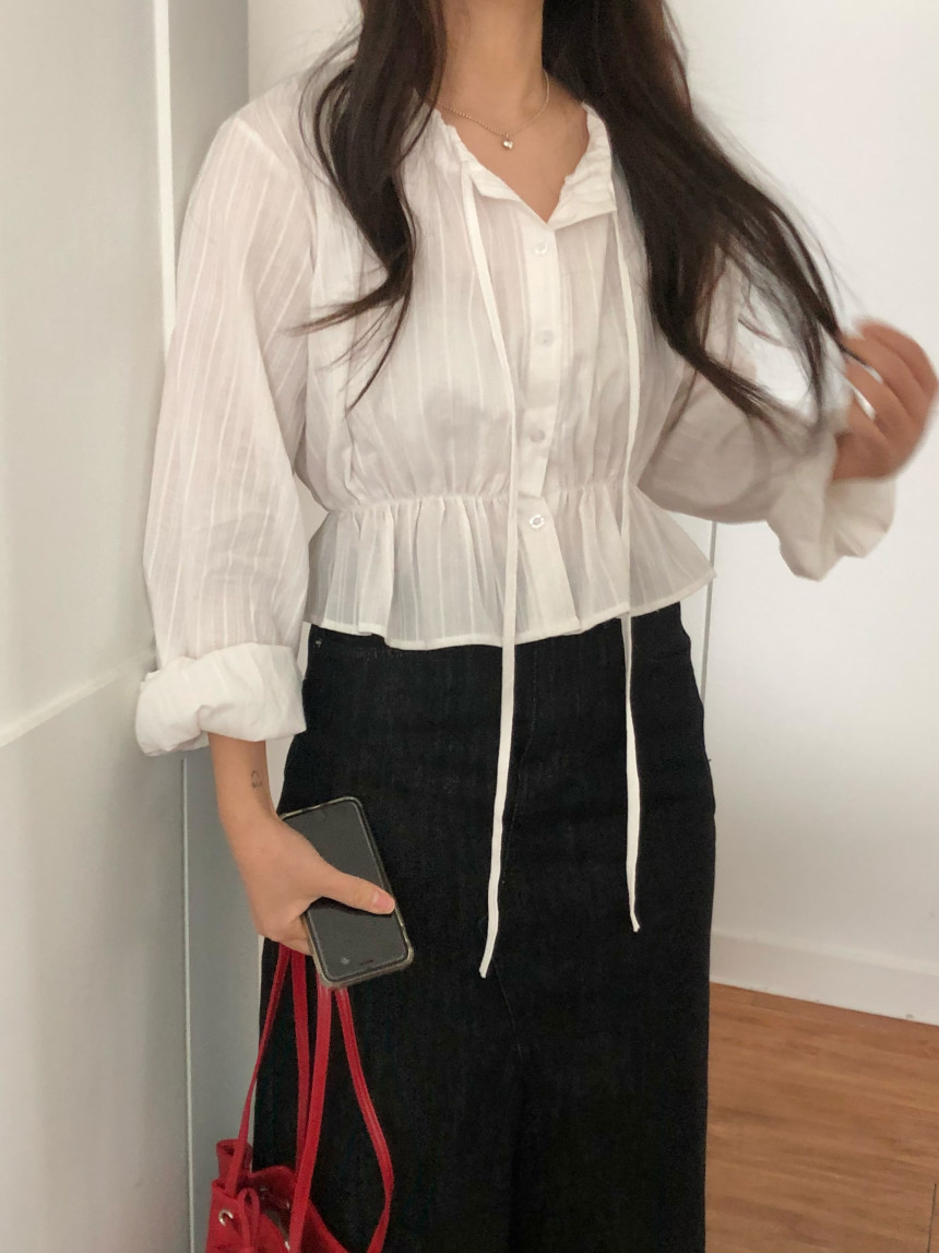 맥시 롱스커트 생지스커트 청치마 상세 이미지 10