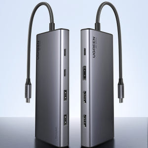 유그린 트리플 디스플레이 레보독 8in1 C타입 HDMI DP 10Gbp... 개봉기 | 실사용 후기 - 상품 이미지 3