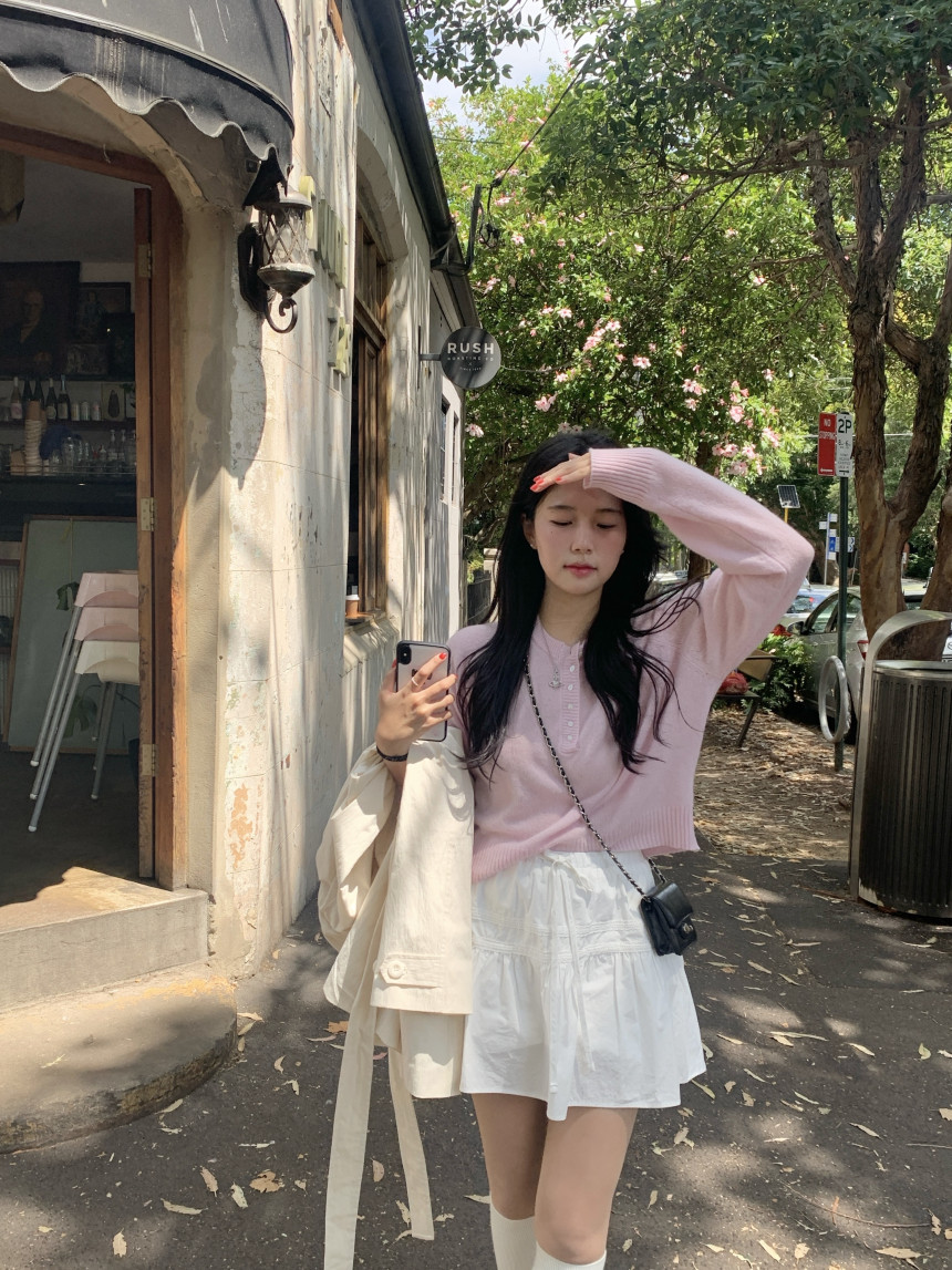 [🎀MADE/🤍당일발송] 아워 레이스 밴딩 코튼 스커트, 속바지 안감 상세 이미지 8