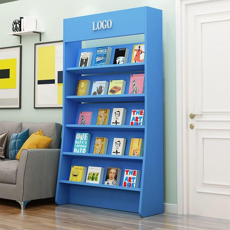 원목 책진열장 파티션 화이트 우드 책꽂이 원룸 진열장 스탠딩 라이트 월넛색 180x30x80 - 상세 이미지 4