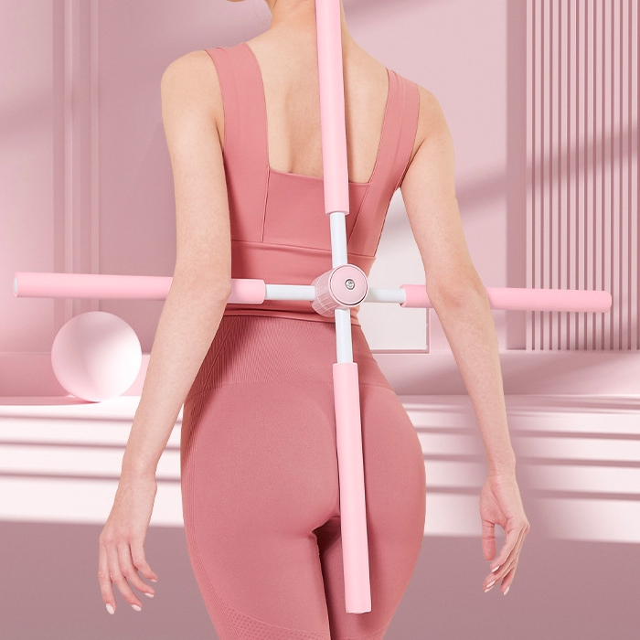 스트레칭십자봉 요가스틱 회전십자봉 - 상품 이미지