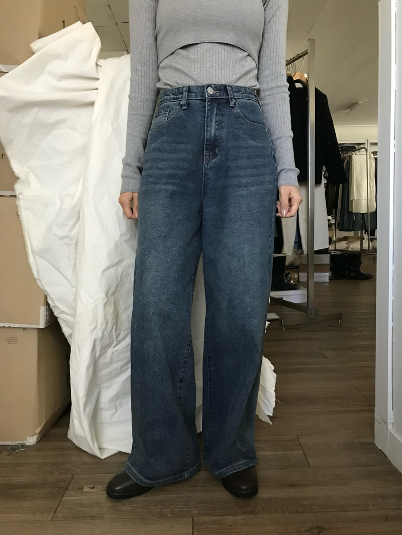 [무료배송] [숏,기본,롱] [S-XL] 매버릭 속밴딩 데님 팬츠 - 흑청(기본)S / 흑청(롱)M / 흑청(숏)XL /  진청(롱)L 당일발송 상세 이미지 52
