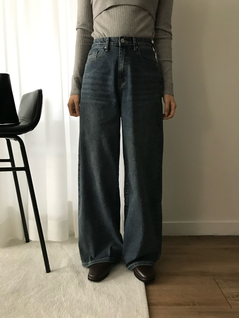 [무료배송] [숏,기본,롱] [S-XL] 매버릭 속밴딩 데님 팬츠 - 흑청(기본)S / 흑청(롱)M / 흑청(숏)XL /  진청(롱)L 당일발송 상세 이미지 64