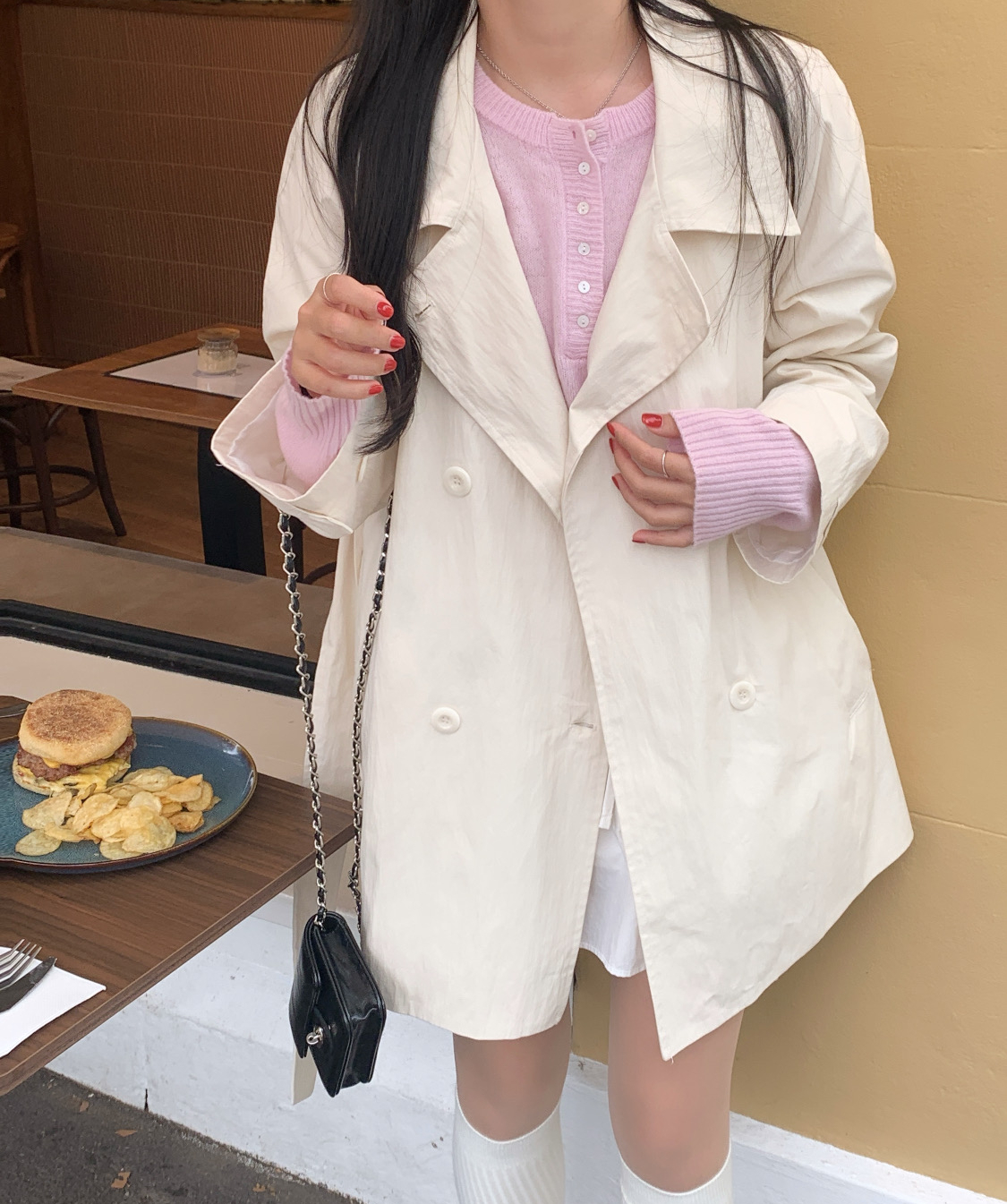 [🎀MADE/🤍당일발송] 아워 레이스 밴딩 코튼 스커트, 속바지 안감 상세 이미지 32
