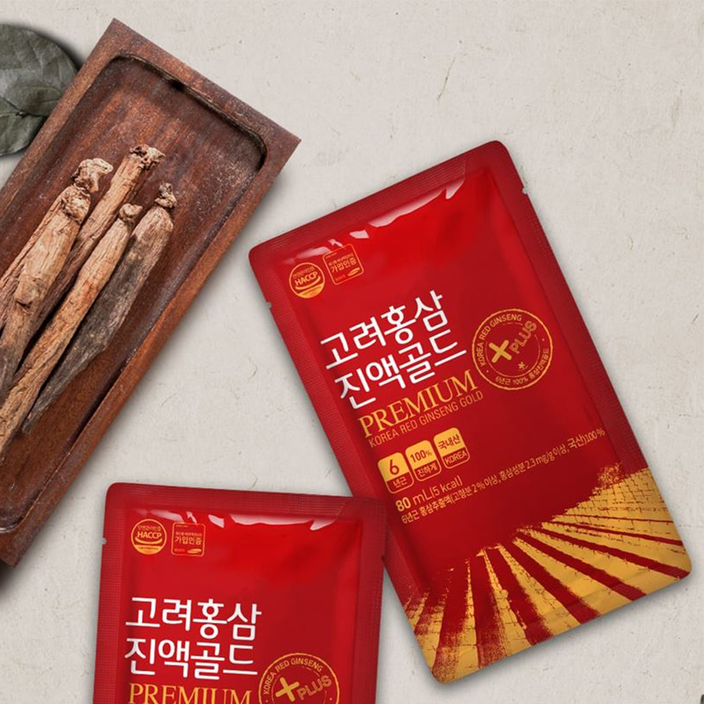 고려 홍삼 진액 골드 30포 6년근 피로개선 1개월분