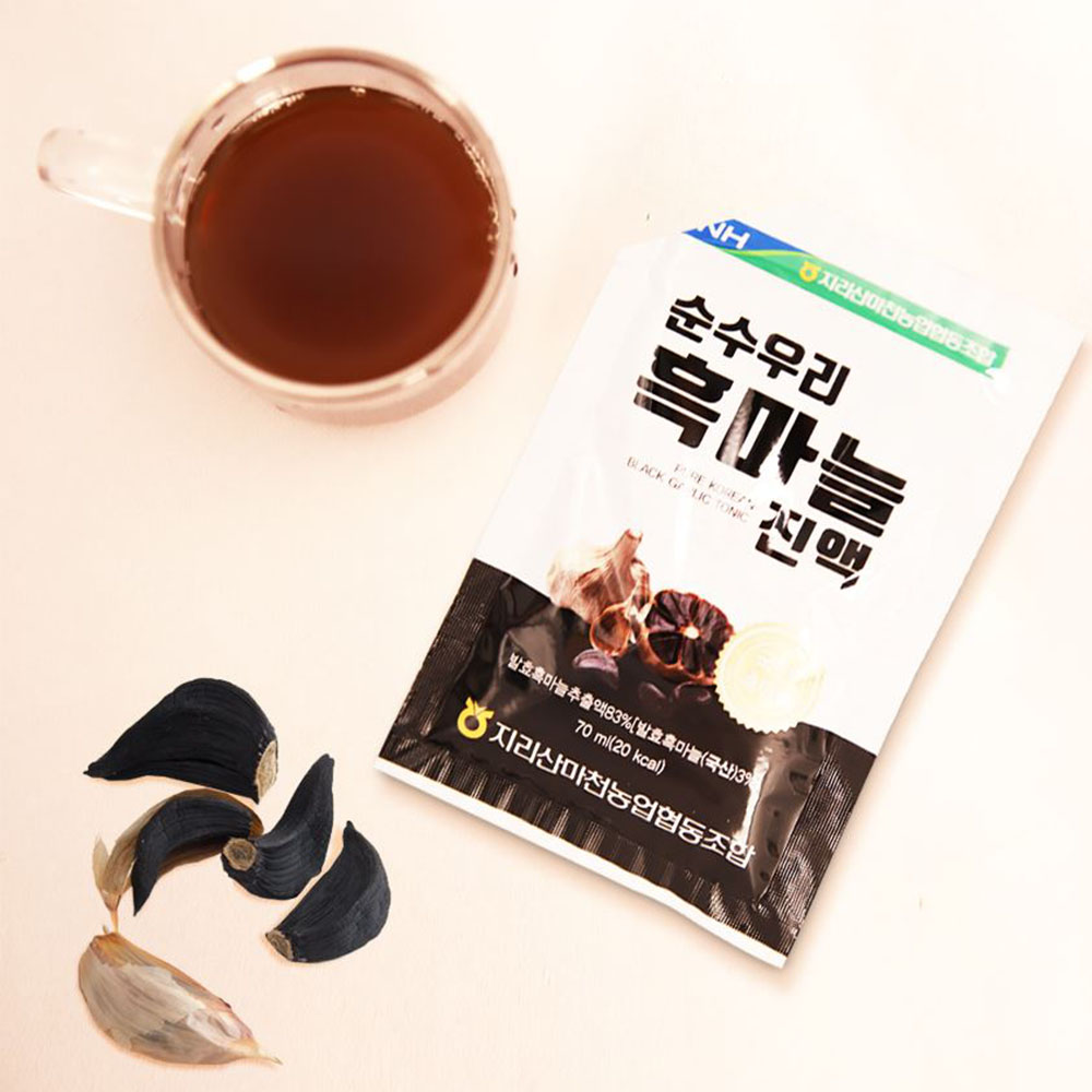 순수 흑마늘 진액 30포 간편 섭취 액상 1개월분