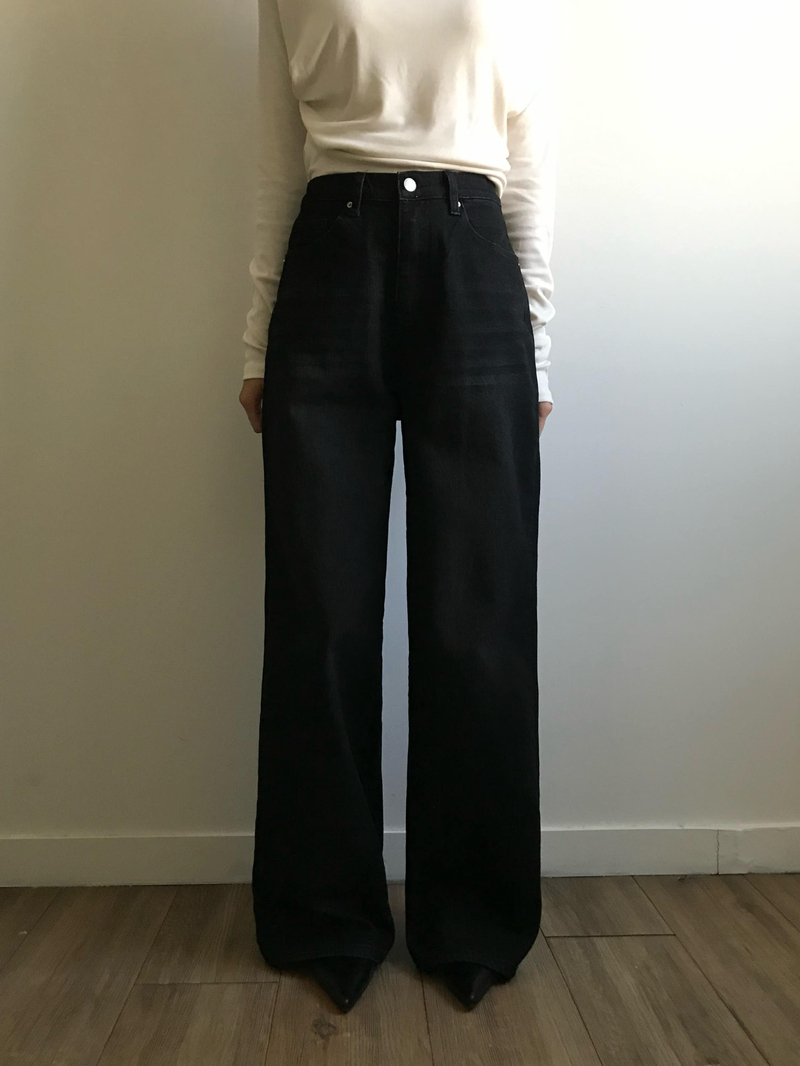 [무료배송] [숏,기본,롱] [S-XL] 매버릭 속밴딩 데님 팬츠 - 흑청(기본)S / 흑청(롱)M / 흑청(숏)XL /  진청(롱)L 당일발송 상세 이미지 27