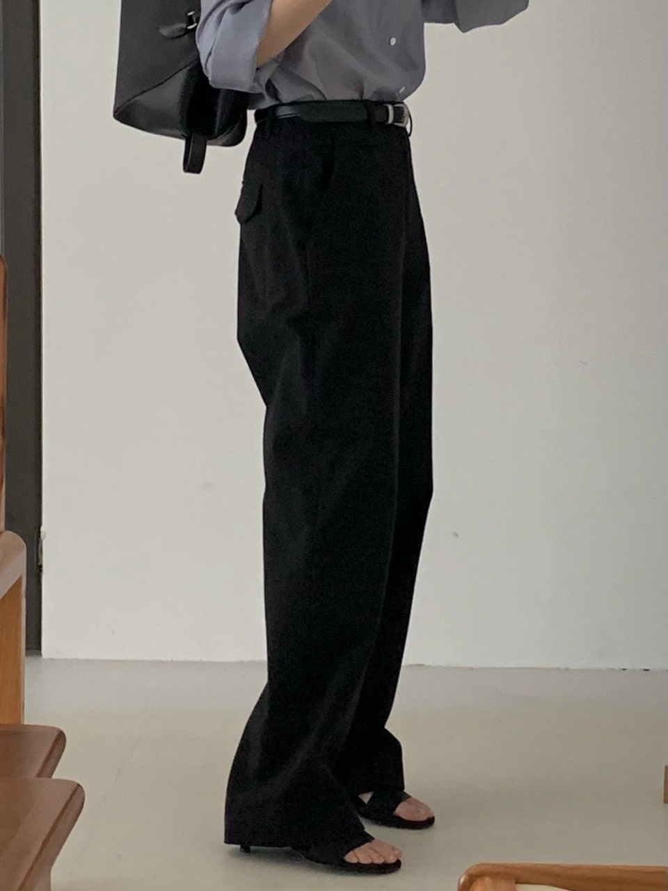 베르가못 노튼 팬츠 노턱 코튼 일자 베이직 바지 (2 color) 상세 이미지 26