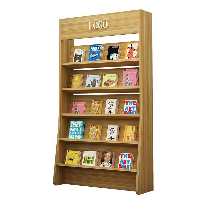 원목 책진열장 파티션 화이트 우드 책꽂이 원룸 진열장 스탠딩 라이트 월넛색 180x30x80 - 상품 이미지