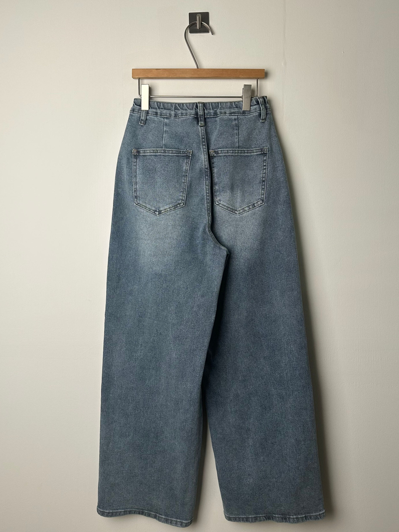 [무료배송] [숏,기본,롱] [S-XL] 매버릭 속밴딩 데님 팬츠 - 흑청(기본)S / 흑청(롱)M / 흑청(숏)XL /  진청(롱)L 당일발송 상세 이미지 67