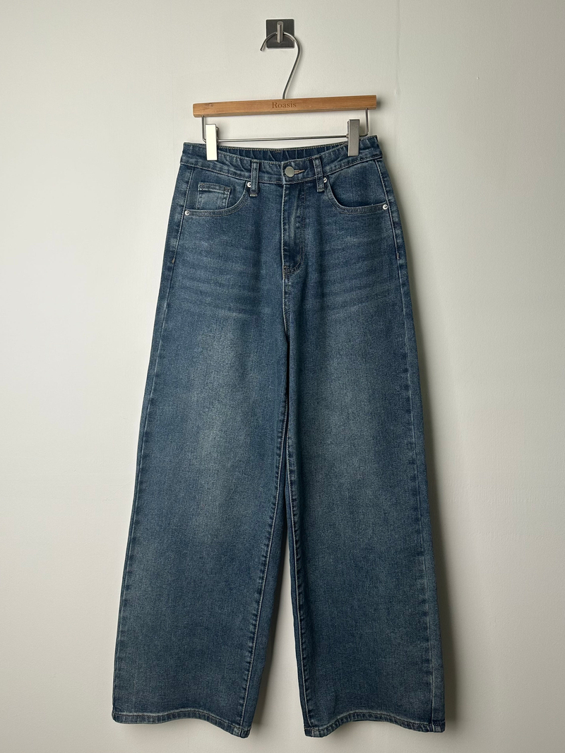 [무료배송] [숏,기본,롱] [S-XL] 매버릭 속밴딩 데님 팬츠 - 흑청(기본)S / 흑청(롱)M / 흑청(숏)XL /  진청(롱)L 당일발송 상세 이미지 68