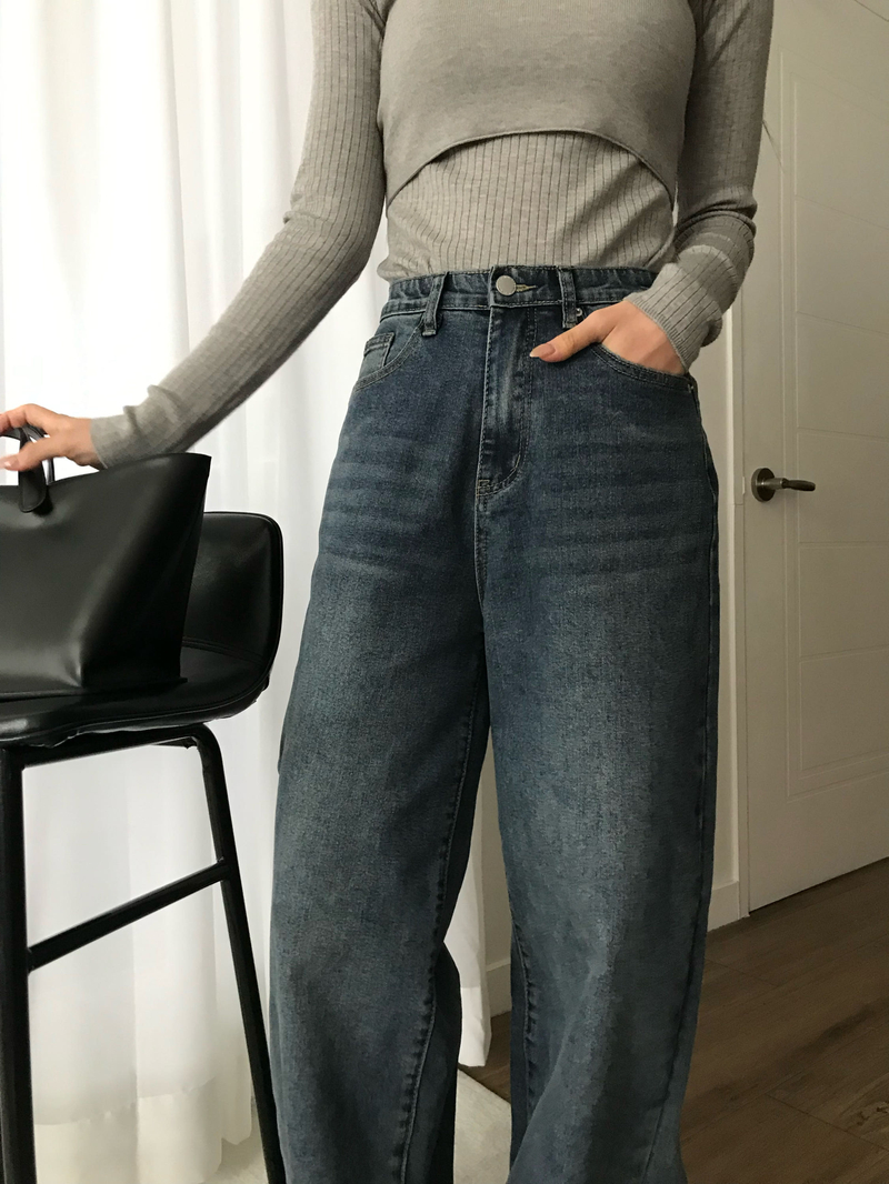 [무료배송] [숏,기본,롱] [S-XL] 매버릭 속밴딩 데님 팬츠 - 흑청(기본)S / 흑청(롱)M / 흑청(숏)XL /  진청(롱)L 당일발송 상세 이미지 61