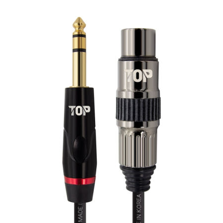 탑라인에이치디 솔탑 5.5 스테레오 to XLR 암 케이블 (50m, SOLTOP-1659)
