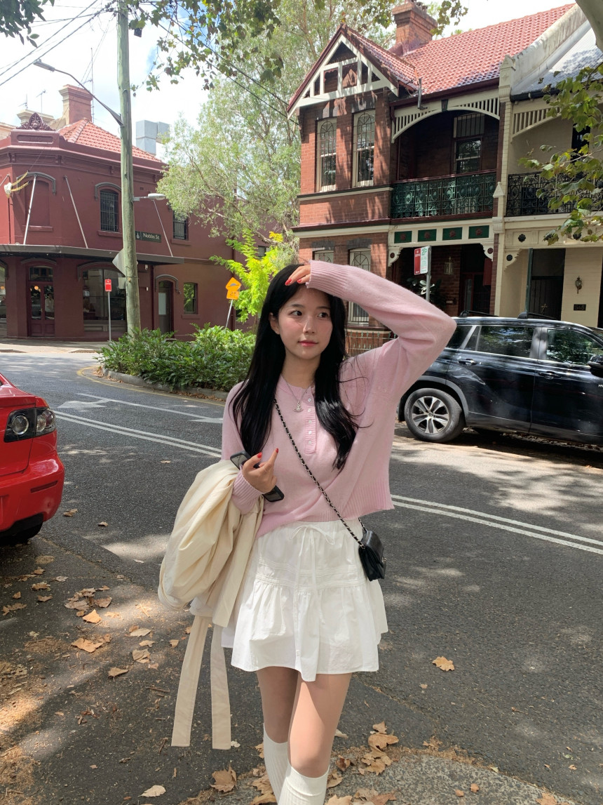 [🎀MADE/🤍당일발송] 아워 레이스 밴딩 코튼 스커트, 속바지 안감 상세 이미지 6