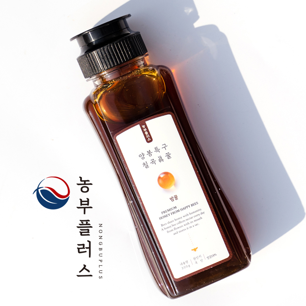 국산 토종꿀 밤꿀 300g 농부플러스
