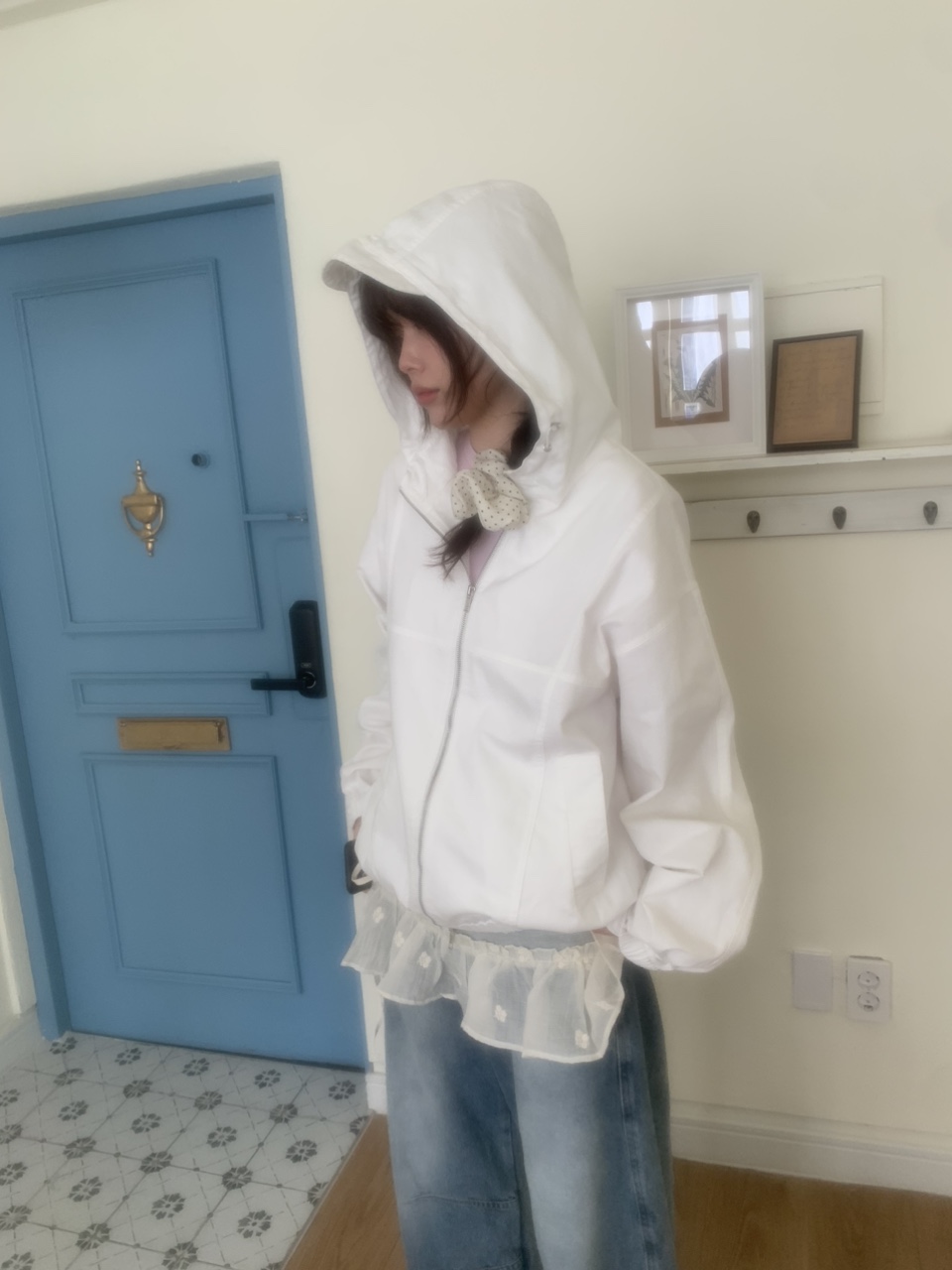 sosom 플라워 프릴 레이어드 스커트 상세 이미지 23