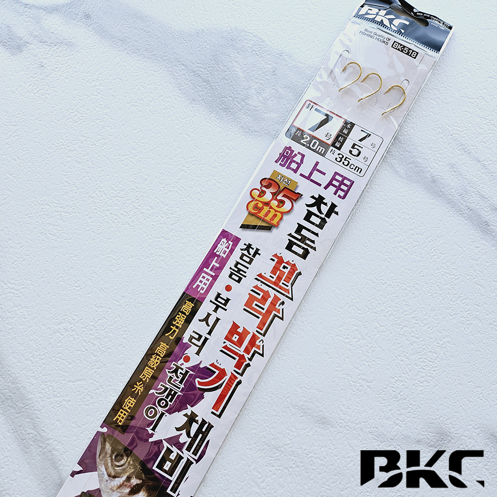 백경 참돔 꼬라박기 잠수가지채비 BK-518 7호, 골드 - 메인 이미지