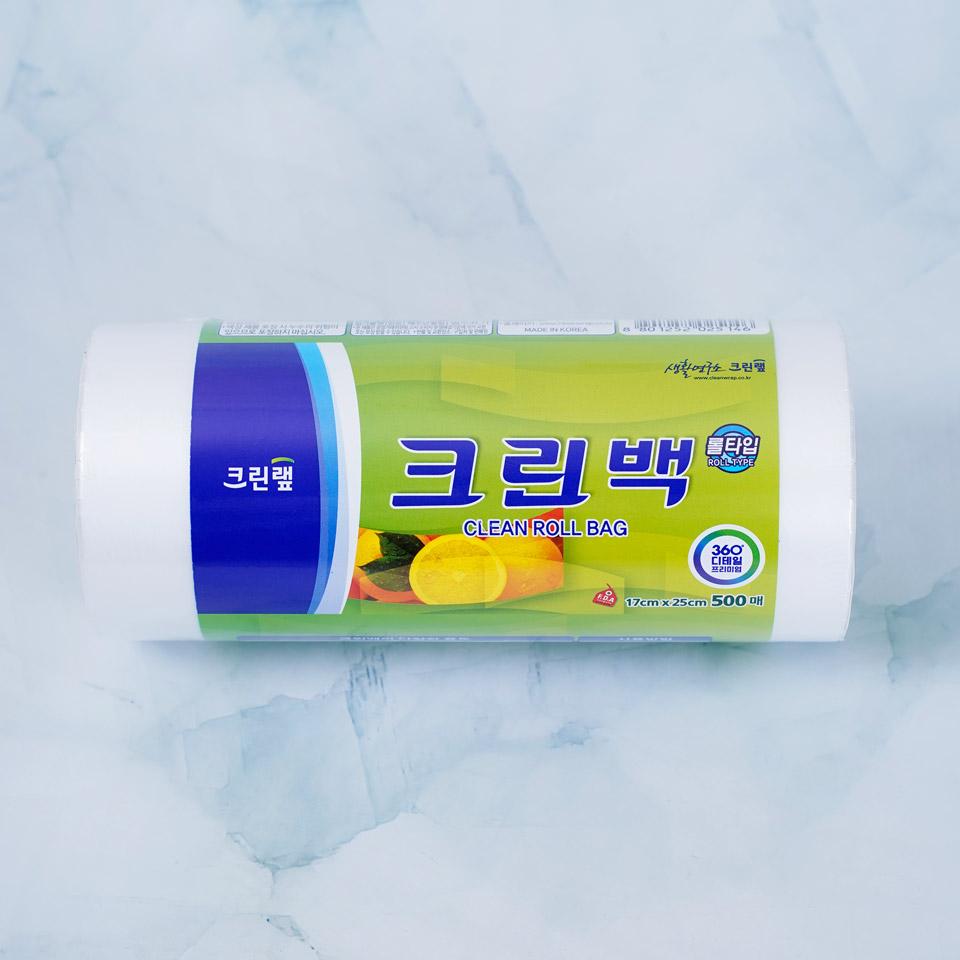 메가마트 크린랩 크린백 롤타입 미니 17cmx25cmx500매 - 메인 이미지