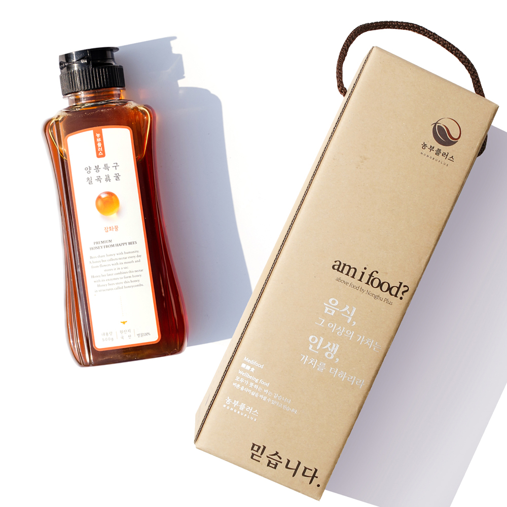 국산 토종꿀 아카시아꿀 300g 1병 선물세트 농부플러스 - 상세 이미지 4