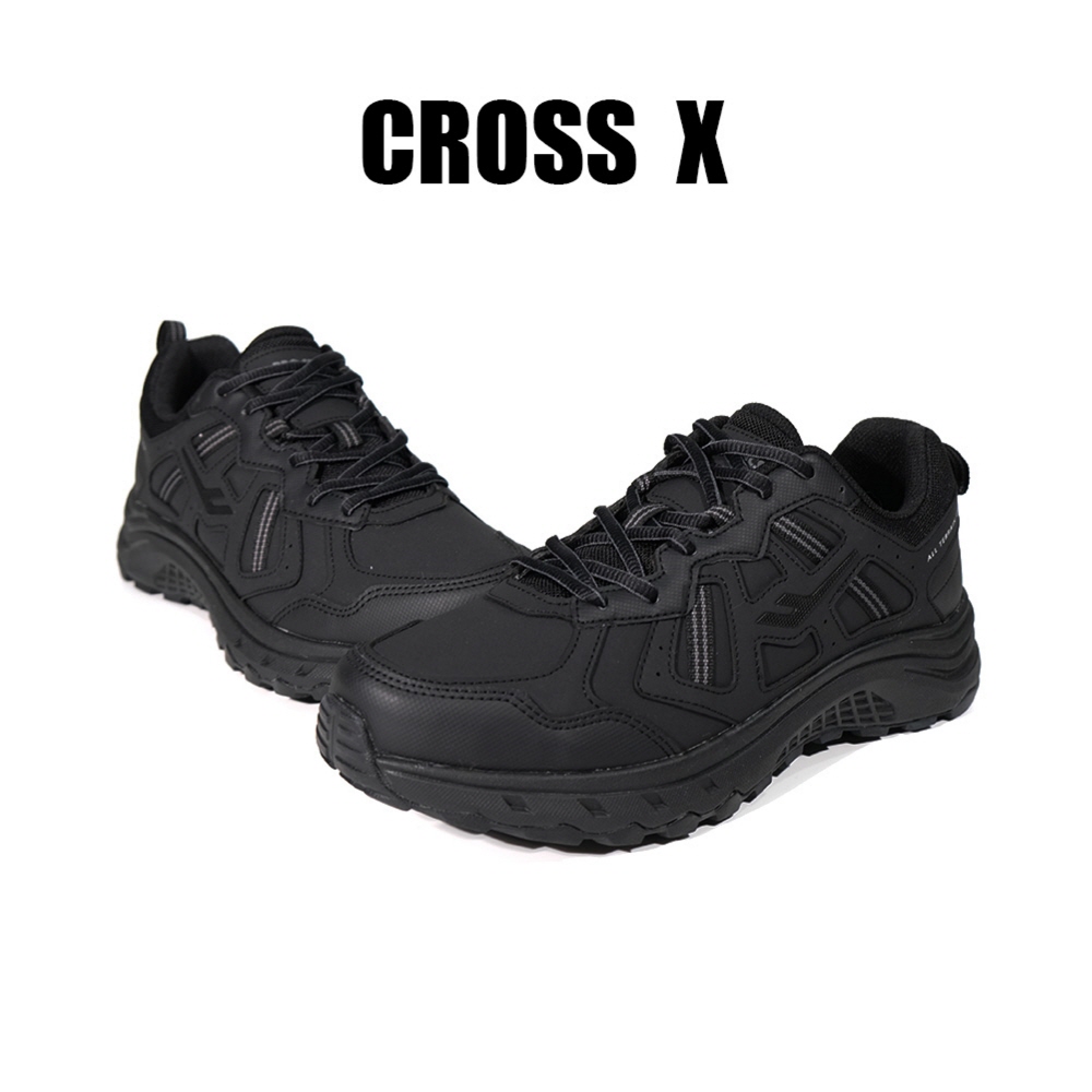 프로스펙스 남성 운동화 방수운동화 발볼넓은 런닝화 올블랙 워킹화 트레킹화 크로스엑스 - 상세 이미지 2