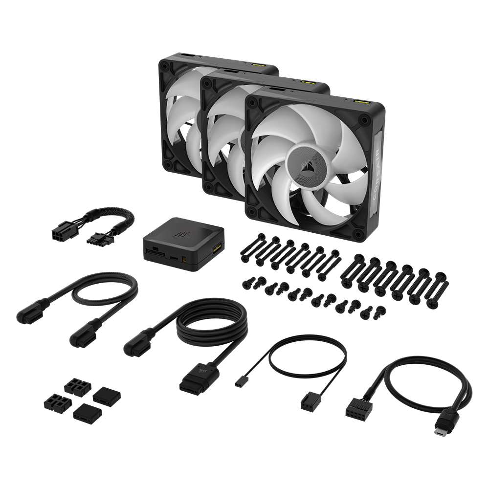 커세어 iCUE LINK RX120 MAX RGB 블랙, 3팩 - 상세 이미지 5