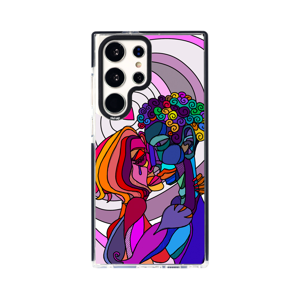 dehap X CHE 키스 갤럭시 s24 울트라 플러스 케이스 투명 범퍼 - 상품 이미지