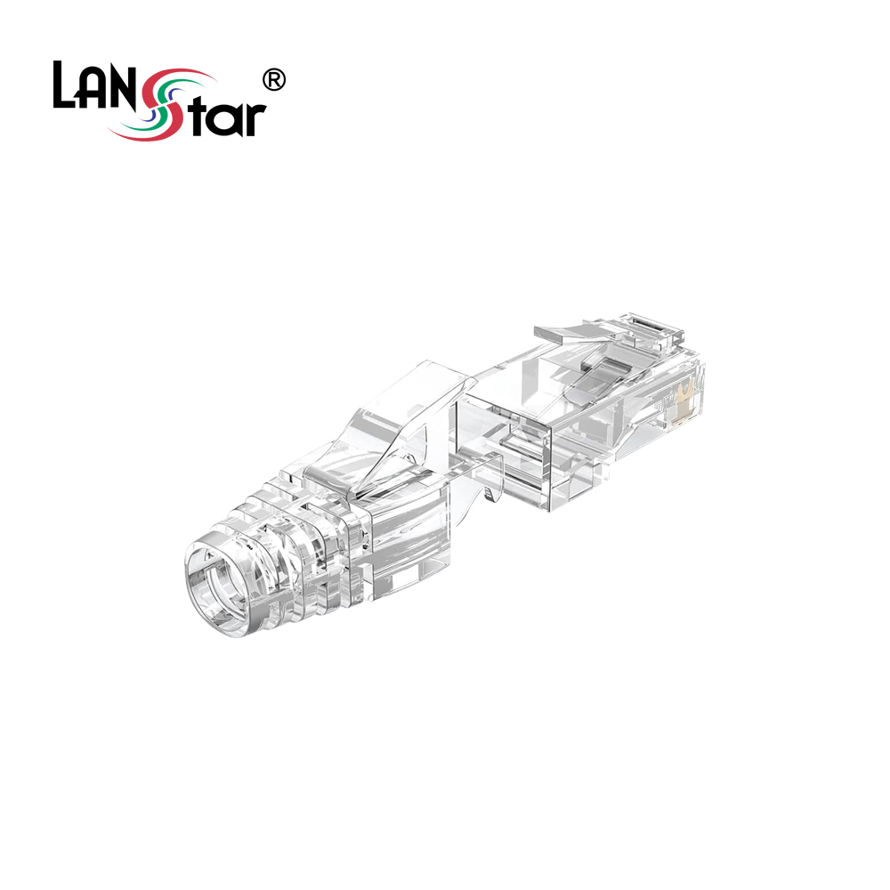 CAT6 UTP 관통형 EZ 투명커넥터 락부트 포함 100개입 LS-6UTPL-EZ-TR - 상세 이미지 2