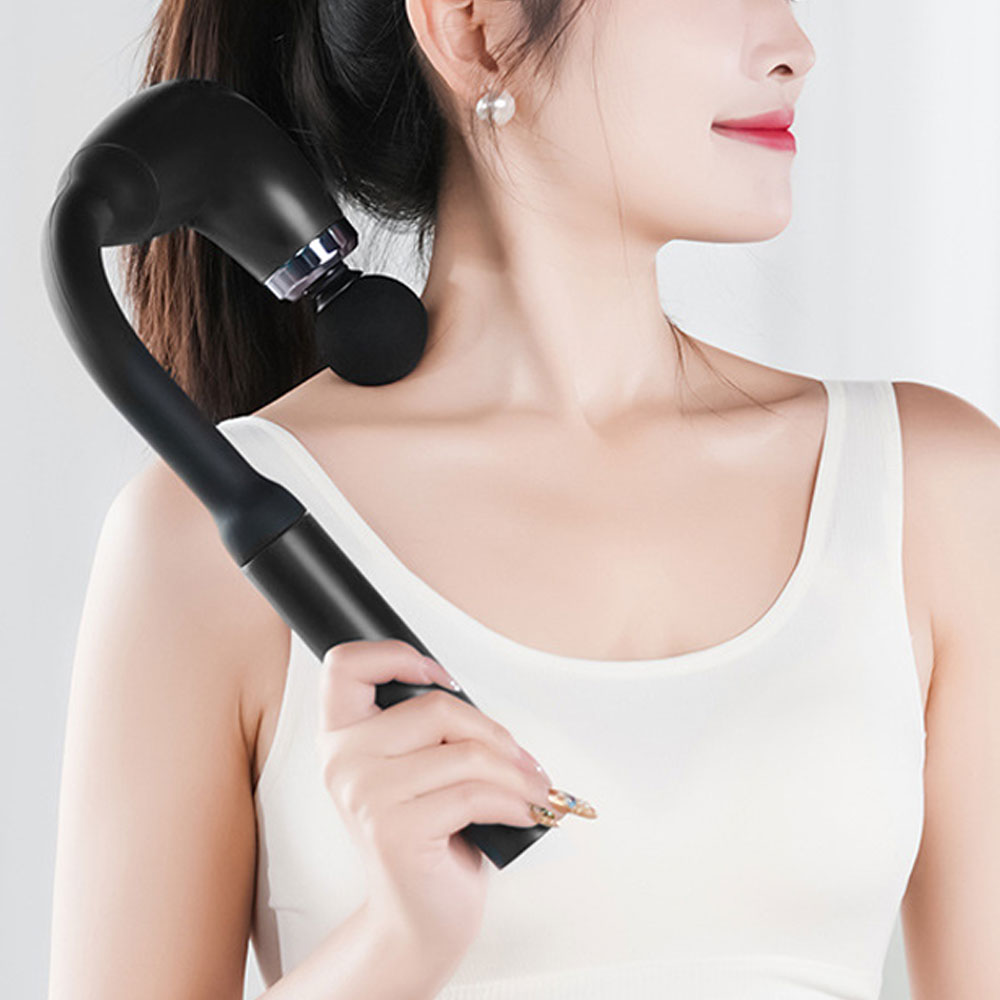 후크 전동마사지건 안마건 휴대용 진동 안마기 승모근 전신 - 상품 이미지