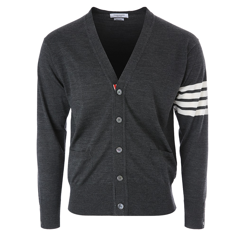 톰브라운 사선완장 울 가디건 MKC002A Y1014 022 (2025 S/S) SIZE 3 - 상품 이미지