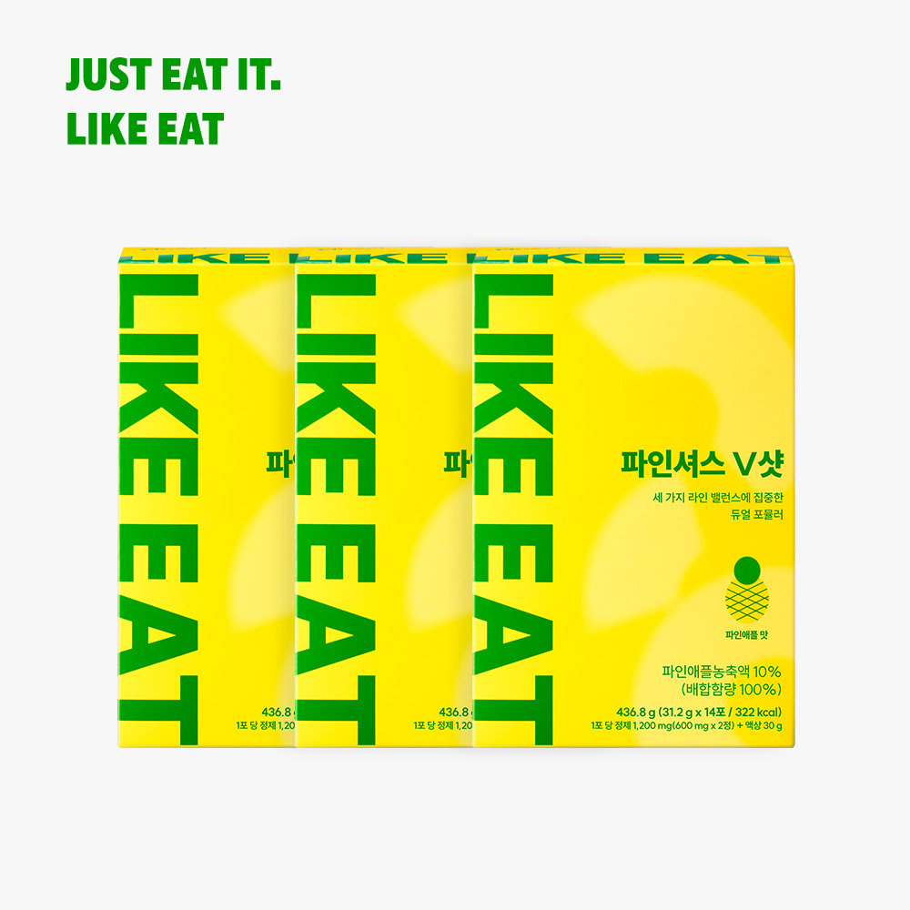 라이킷 마시는 칼륨 파인셔스 V샷 브이샷 14포, 3개 - 상품 이미지