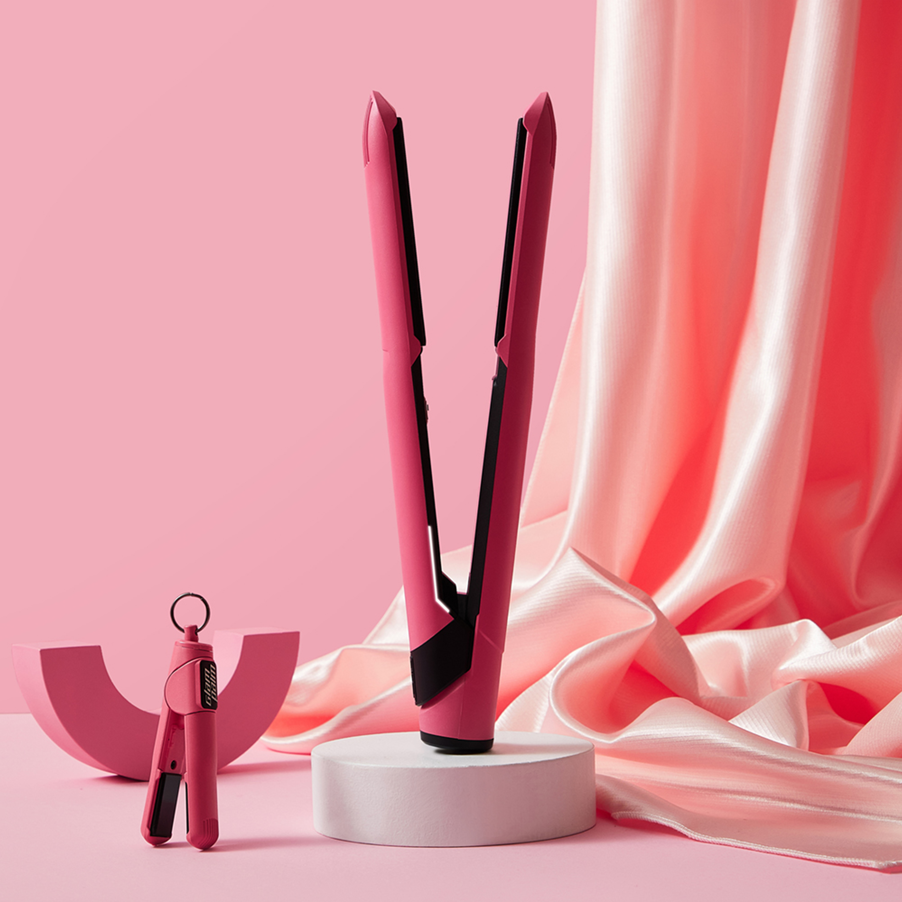 [GP201T BP] 글램팜 글램뮤즈 터치 플랫 (글램핑크) 판고데기 미용실 매직기