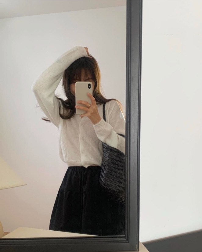 (당일배송) liter 리터 소피아 레이스 스커트 밴딩 a라인 플레어 셔링 미니 치마 상세 이미지 11
