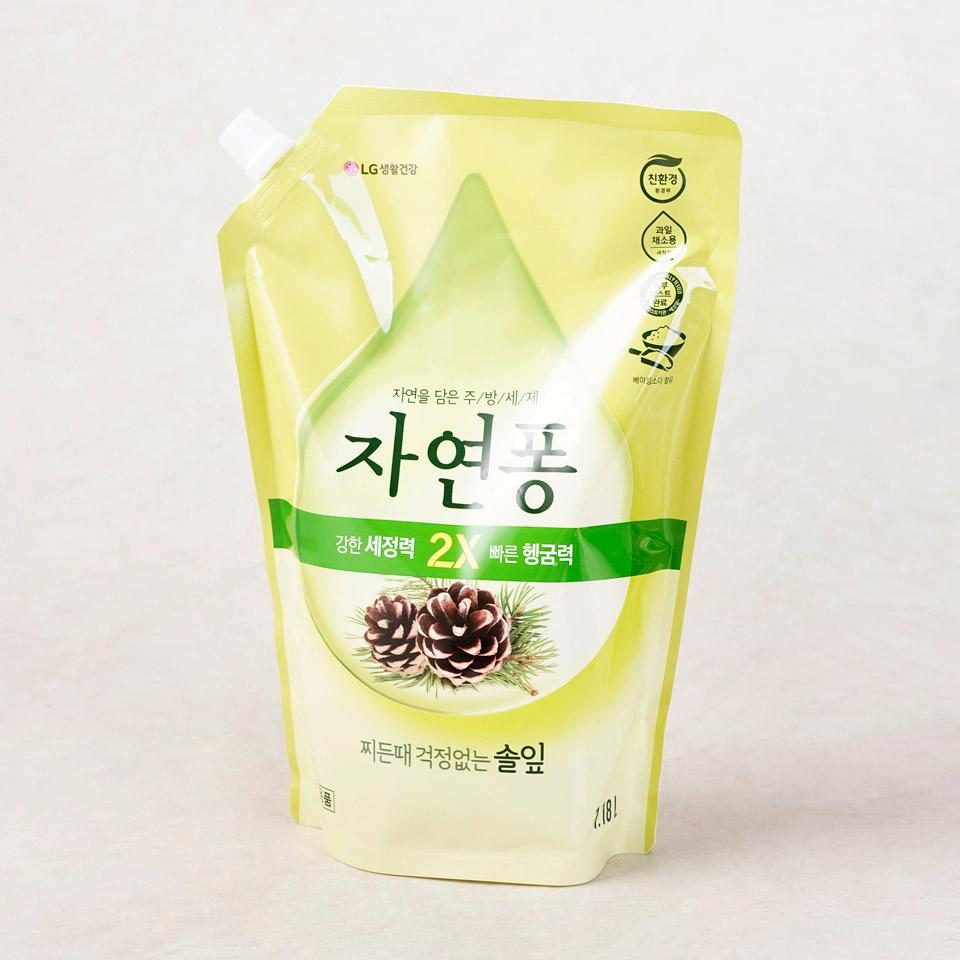 메가마트 LG 자연퐁 솔잎 주방세제  1.18L - 상세 이미지 2