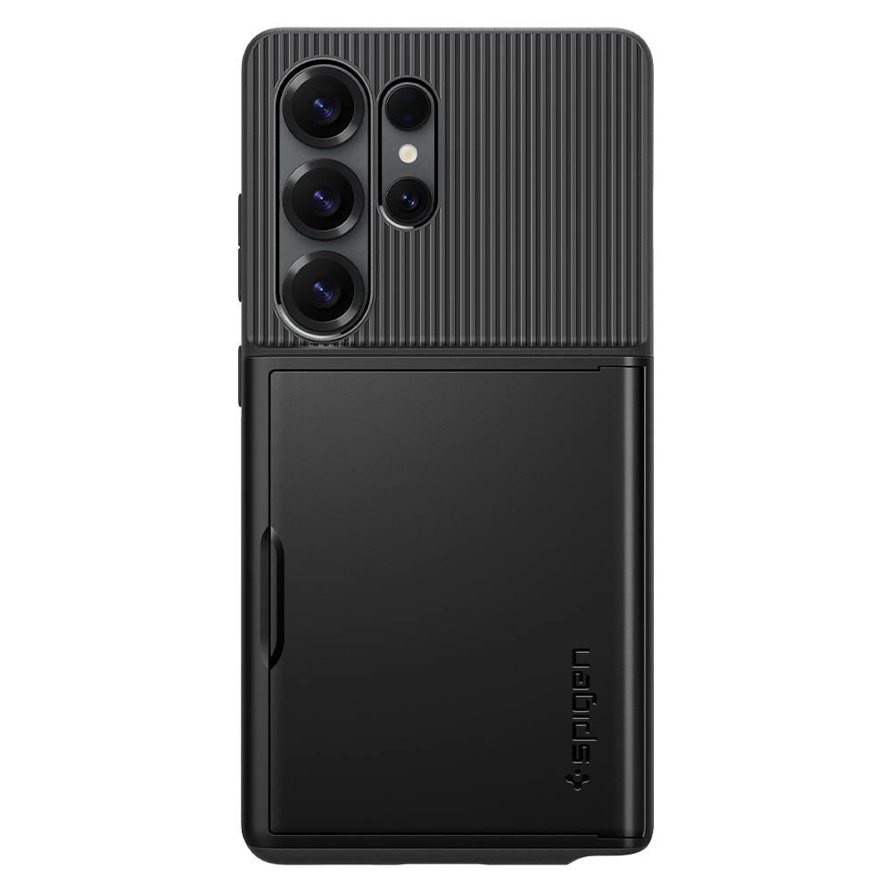 슈피겐 갤럭시 카드 케이스 슬림아머CS 블랙, 갤럭시S25 울트라