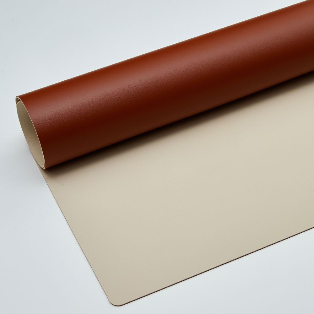 꼬꼬미 국내제조 테이블매트 세라믹 유리대용 가죽식탁매트 방수 보호커버 화이트 40x130