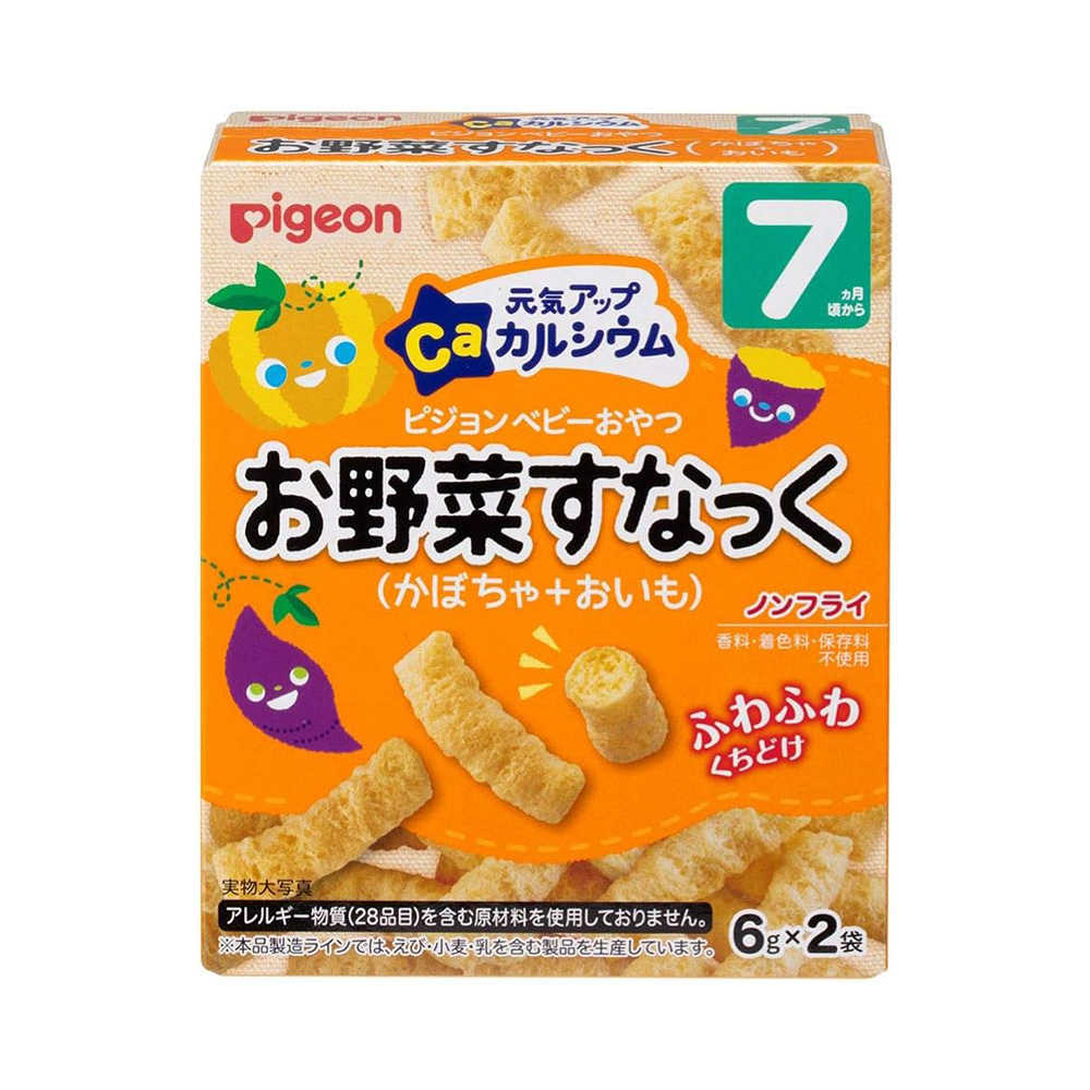 피죤 겐키업 아기 야채스낵 7개월부터 2개입