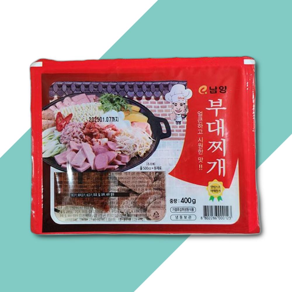 남양 냠냠부대찌개 400g 냠냠 부대찌개 즉석부대찌개 즉석탕 식품 : 배추마트