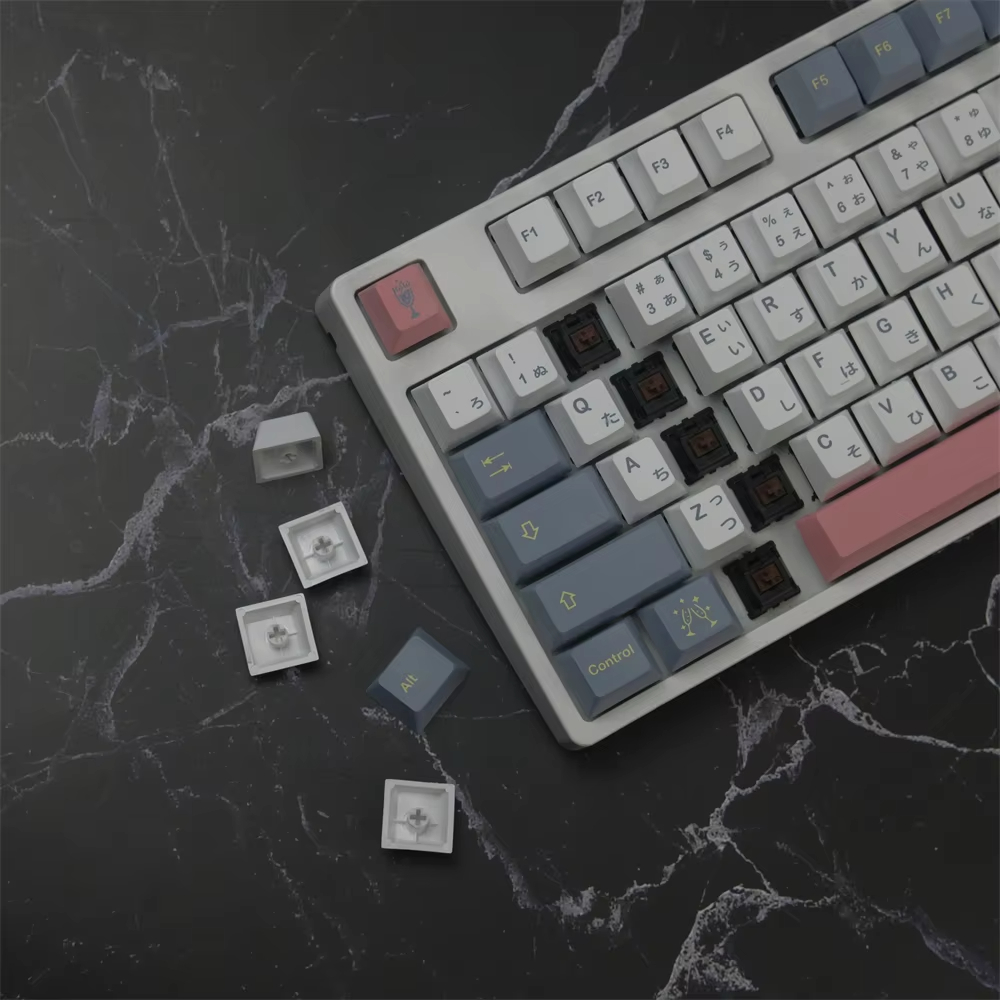 GMK Momo Yume 키캡 체리 PBT 기계식 키보드 귀여운 키캡 - 상세 이미지 5