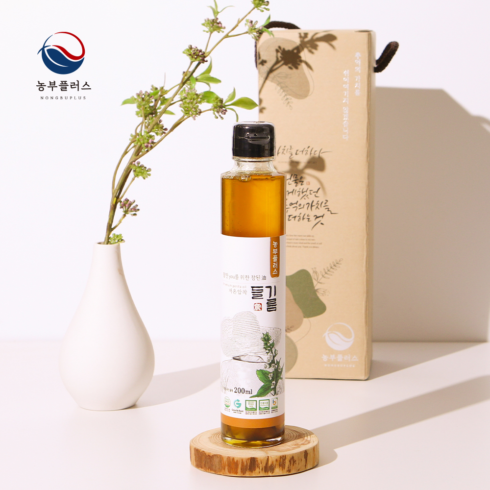 국산 냉압착 생들기름 300ml 1병 선물세트 농부플러스 - 상세 이미지 5