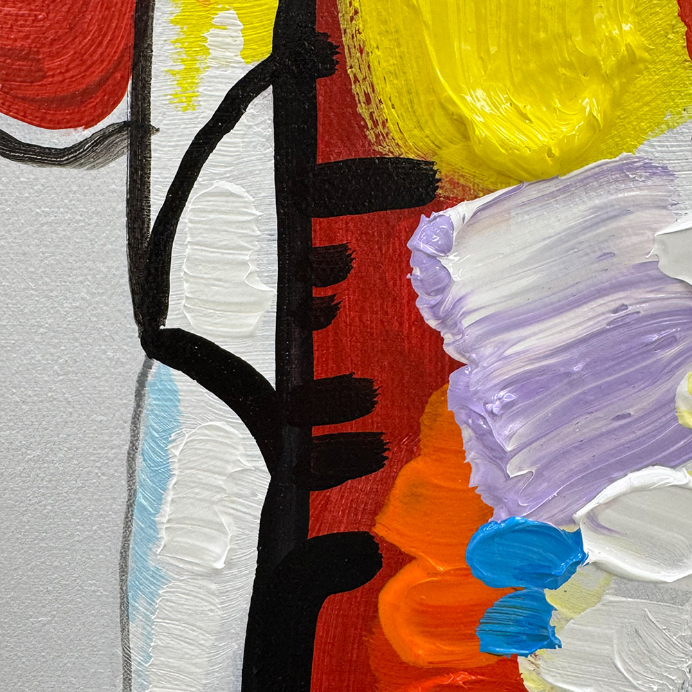 코끼리 액자 그림 북유럽 엘레펀트 (60x90cm) - 상세 이미지 2