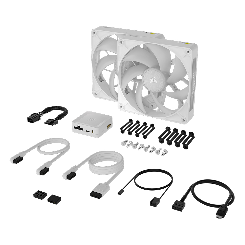 커세어 iCUE LINK RX140 MAX RGB 화이트, 2팩 - 상세 이미지 5