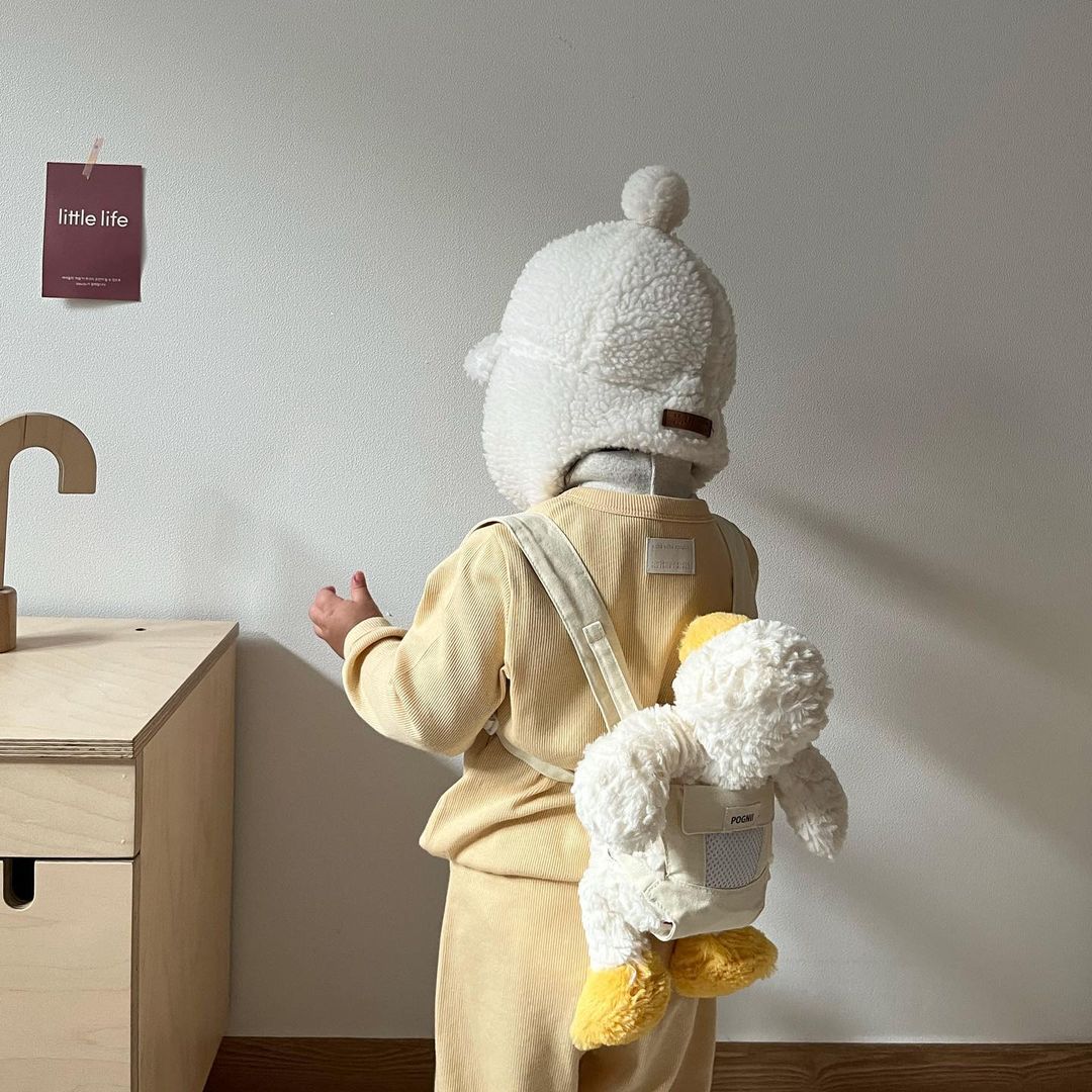 베이비소풍 포그니 인형 아기띠 애착인형 콩콩이 콩순이 역할놀이의상 어부바 인형포대기 - 상세 이미지 5