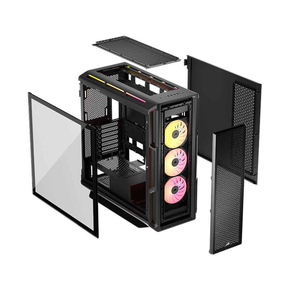 커세어 iCUE LINK 5000T LX RGB PC케이스 블랙 - 상세 이미지 4