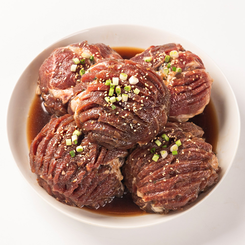 한돈 돼지갈비 양념 목살 갈비 300g + 300g (총2팩)