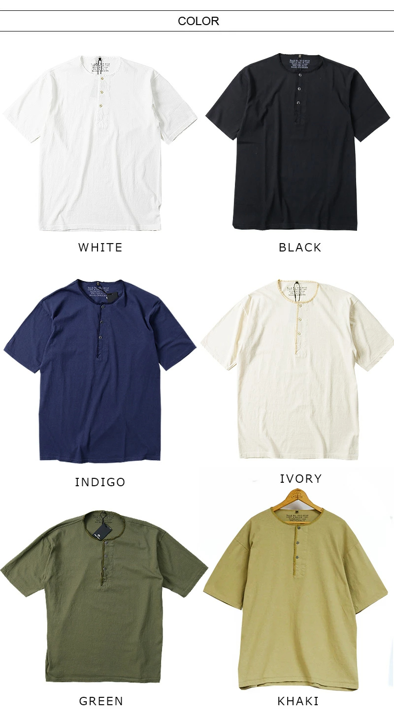 나이젤 카본 50s HENLEY NECK SHIRT 헨리넥 반팔 셔츠 80460021025 - 상세 이미지 4