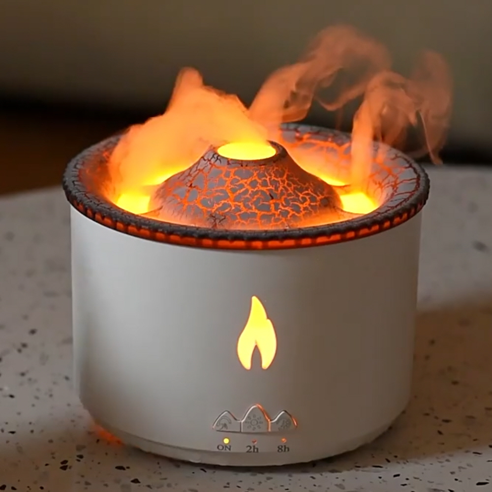 세척편한가습기 필터없는 청소쉬운 거실용 여행 사무실 불멍 원룸 캠핑 책상 미니 무드등