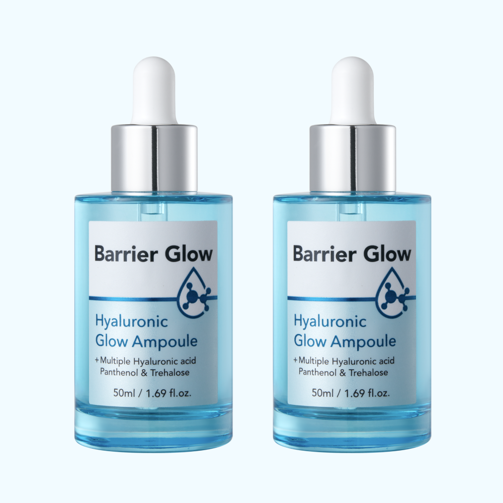 배리어글로우 히알루론산 속건조 진정 수분 스페셜 앰플 55ml, 2개 - 메인 이미지